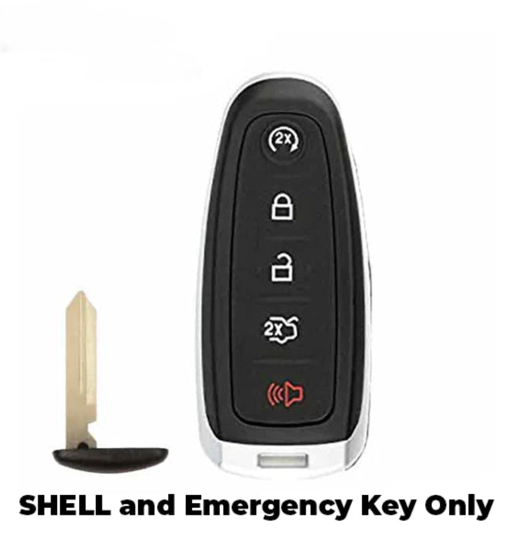 2011-2020 Ford Lincoln / 5-Button Smart Key SHELL for M3N5WY8609, M3N5WY8610 / AFTERMARKET 2011-2020 Ford Lincoln / 5-Button Smart Key SHELL for M3N5WY8609, M3N5WY8610 / AFTERMARKET